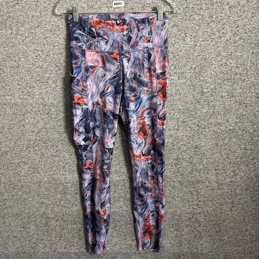 Lululemon Women's 6 Fast Free 28" High Waisted Activewear Pant Side Pockets
